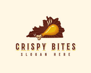 Fried - Fried Chicken Kentucky logo design