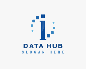 Information - Digital Information Tech logo design