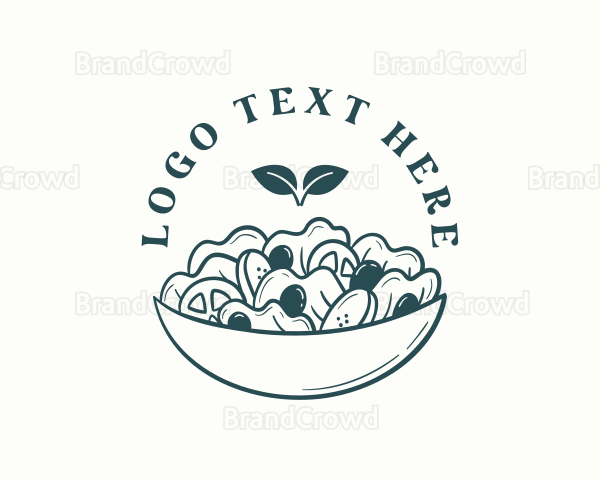 Organic Salad Restaurant Logo