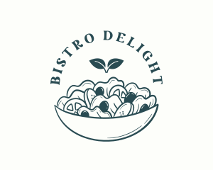 Organic Salad Restaurant logo design