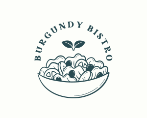 Organic Salad Restaurant logo design