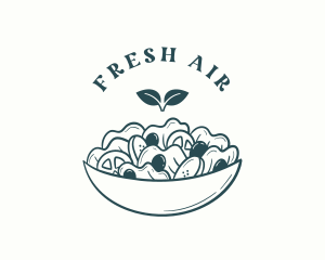 Organic Salad Restaurant logo design