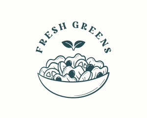 Salad - Organic Salad Restaurant logo design
