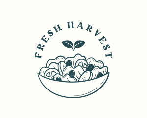 Vegetables - Organic Salad Restaurant logo design