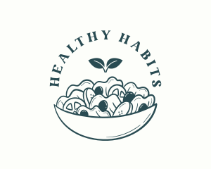 Organic Salad Restaurant logo design