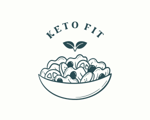 Keto - Organic Salad Restaurant logo design