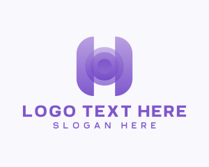 App - Cyber Technology Letter H logo design