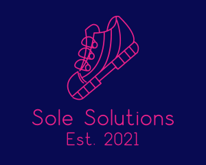 Sole - Thick Sole Sneaker Line logo design