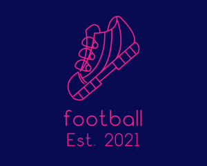Footwear - Thick Sole Sneaker Line logo design
