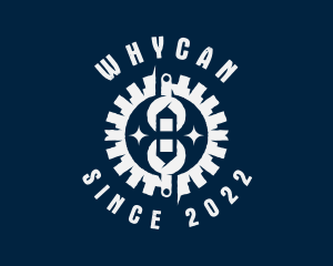 Maintenance Crew - Automotive Cog Wrench logo design