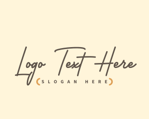 Freelance - Classic Signature Fashion logo design