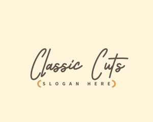 Classic Signature Fashion logo design