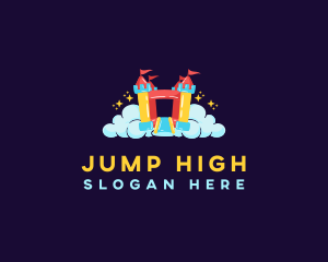 Bounce Castle Cloud logo design