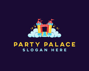 Bounce Castle Cloud logo design