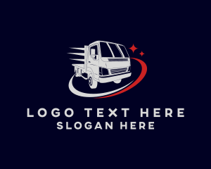 Truck - Cargo Truck Logistics logo design