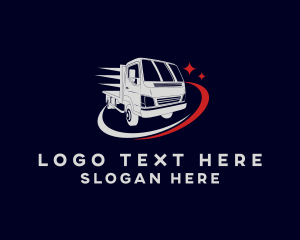 Haulage - Cargo Truck Logistics logo design