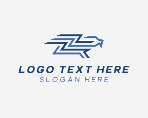 Aviation - Fast Flying Eagle Logistics logo design