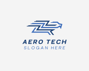 Aero - Fast Flying Eagle Logistics logo design