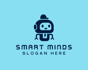 Tech Robot Educational logo design