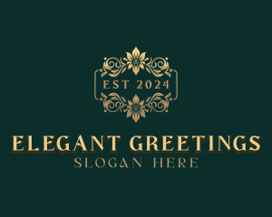 Elegant Floral Boutique logo design