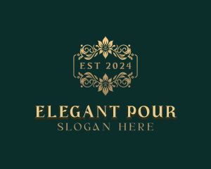 Elegant Floral Boutique logo design