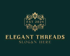 Elegant Floral Boutique logo design