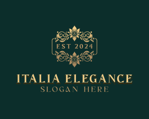 Elegant Floral Boutique logo design