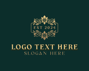 Elegant Floral Boutique Logo