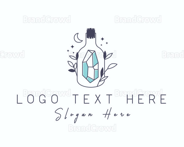 Nature Jewelry Bottle Logo