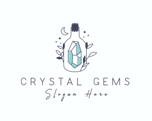 Nature Jewelry Bottle logo design