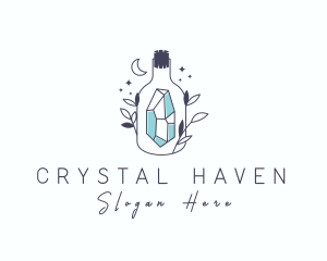 Nature Jewelry Bottle logo design