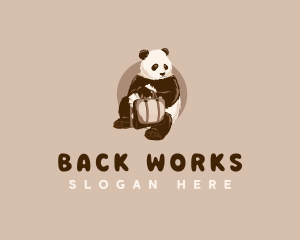 Panda Money Briefcase logo design