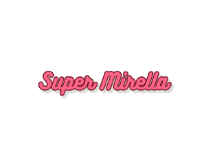 Retro Feminine Script Logo