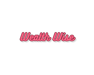 Retro Feminine Script Logo