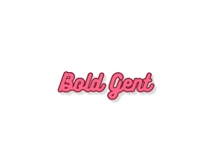 Retro Feminine Script logo design