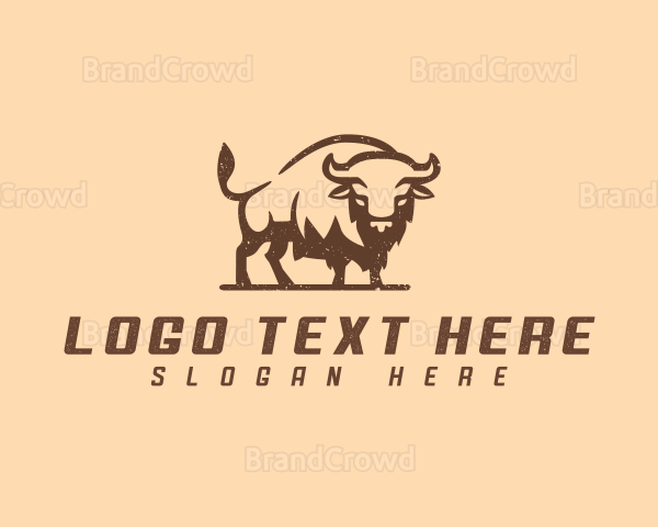 Bison Bull Ranch Logo