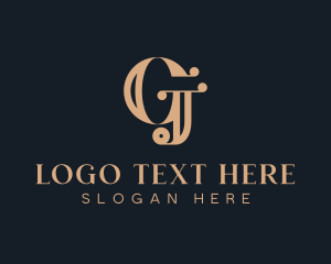 Letter Gj - Luxury High End Business Letter G logo design