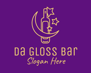 Night Wine Bar logo design