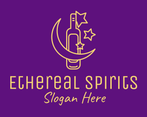 Spirits - Night Wine Bar logo design