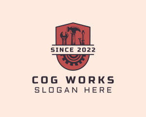 Cog Maintenance Tools  logo design