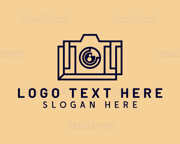 Digital Camera Photobooth Logo