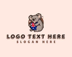 Zoo - Koala Bear Australia logo design