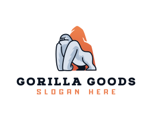 Gorilla Beast Animal  logo design