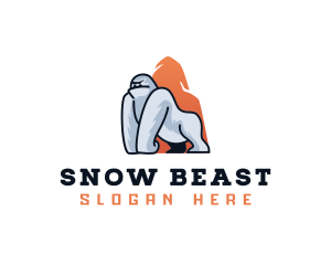 Gorilla Beast Animal  logo design