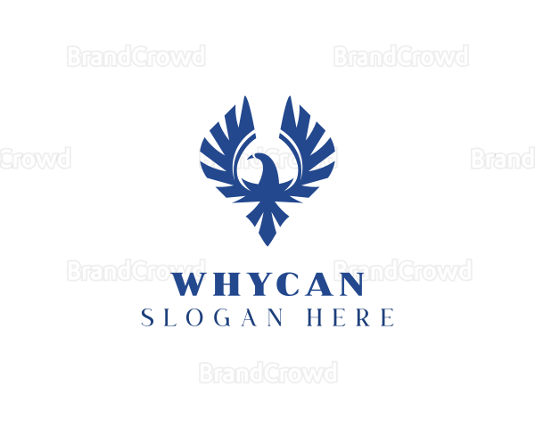 Wild Falcon Animal Logo