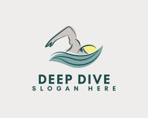 Dive - Professional Swimming Trainer logo design