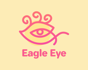 Mystic Eye Eyelash logo design