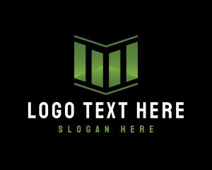 Simple - Simple Geometric Bars logo design