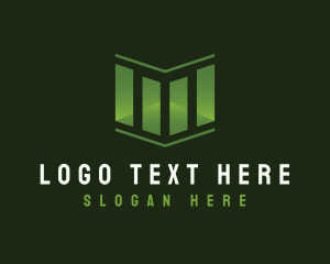 Simple Geometric Bars Logo