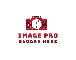 Brick Photography Camera logo design